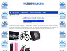 Tablet Screenshot of jualbelibandung.com